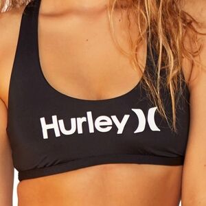 Hurley sports bra, size LG, NWT. Black